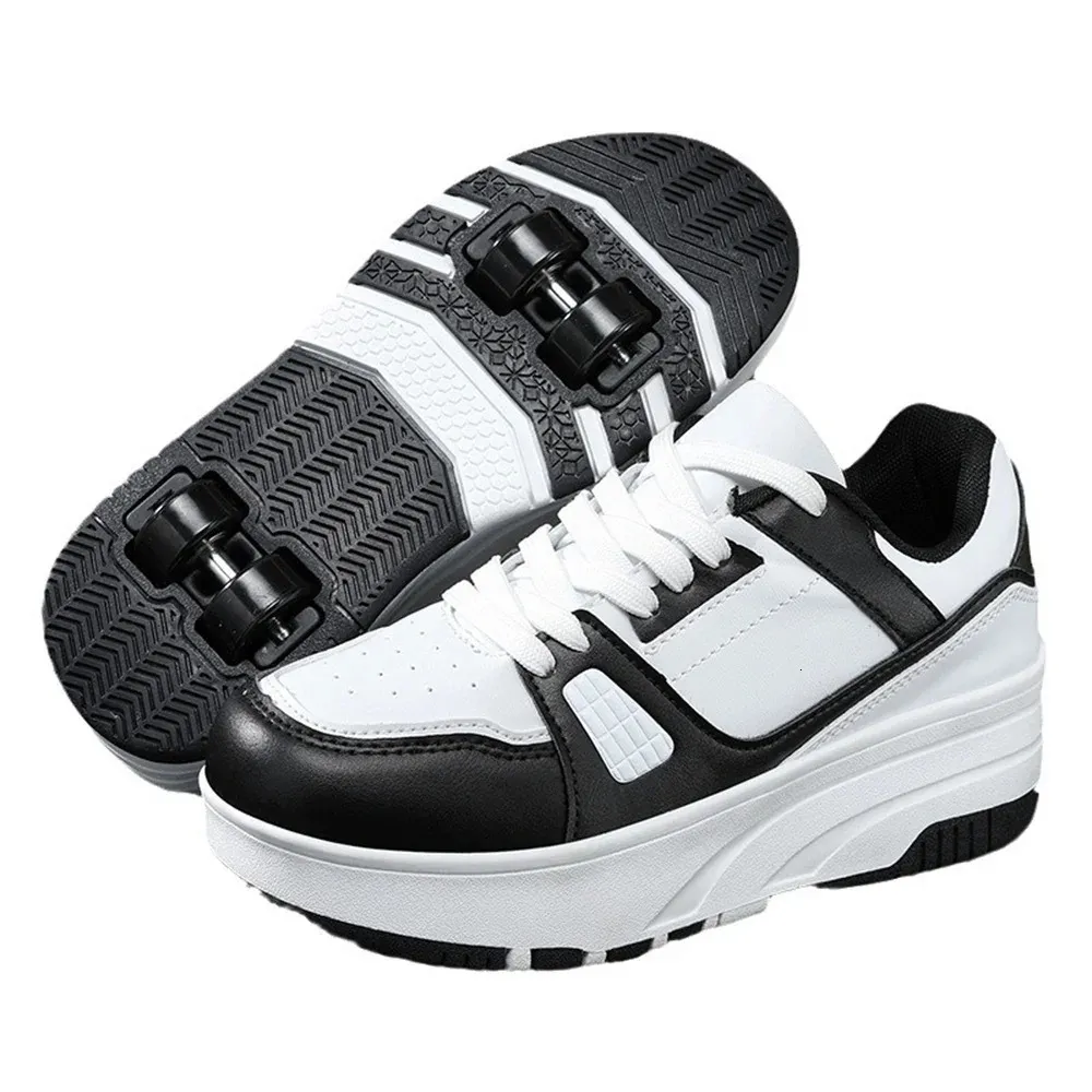 Tekerlekli Çocuk Paten Moda Açık Hava Sporları Kaykay Ayakkabıları 240701_voghion.com