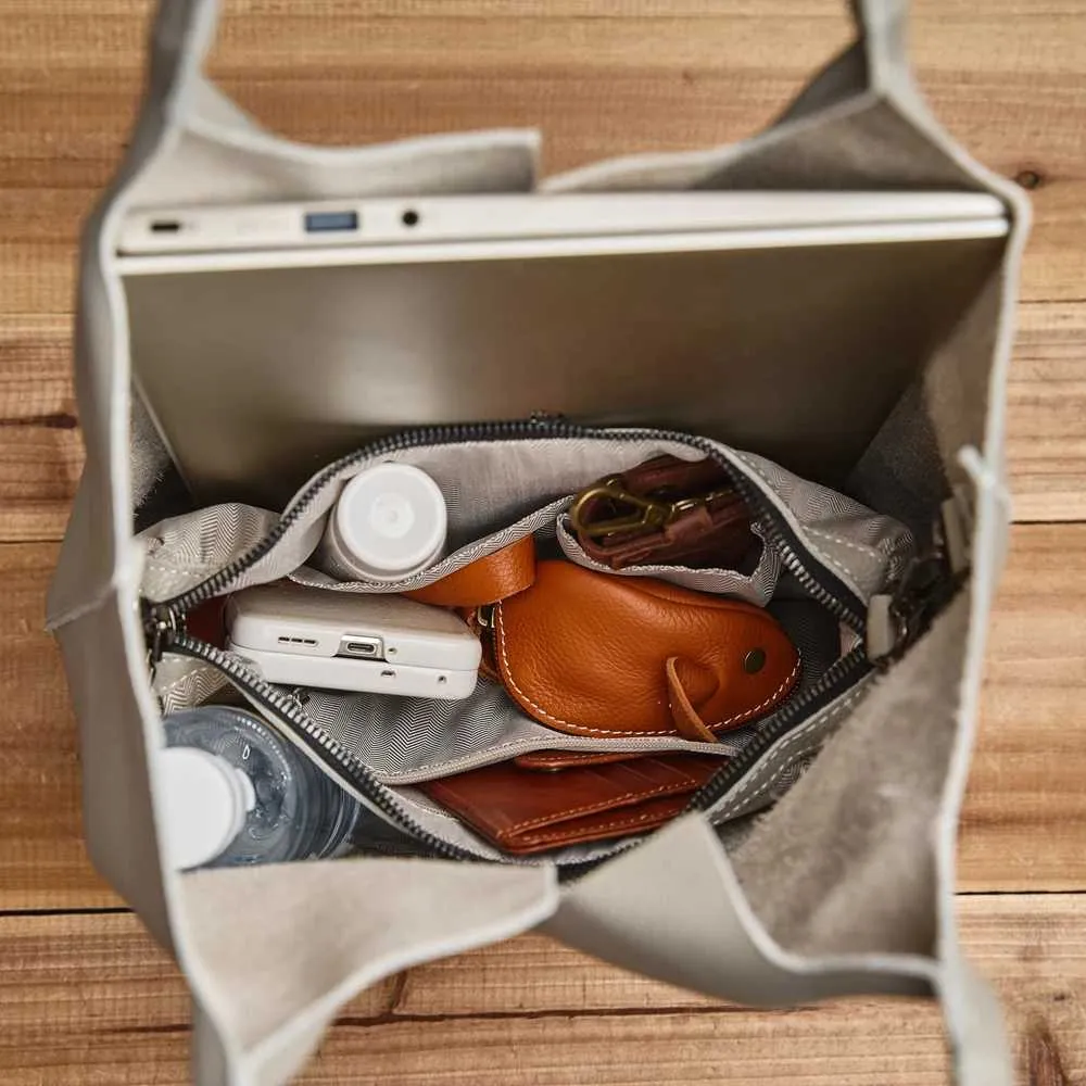 Bolsa de ombro em couro legítimo com grande capacidade_voghion.com
