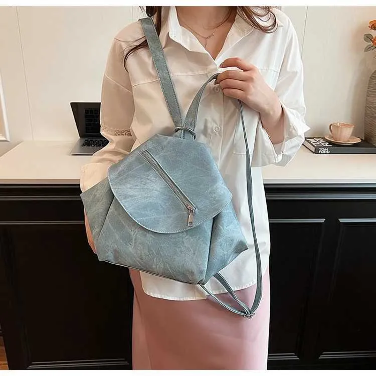 Vintage Damen Rucksack Aus Denim Für Reisen Und Freizeit_voghion.com