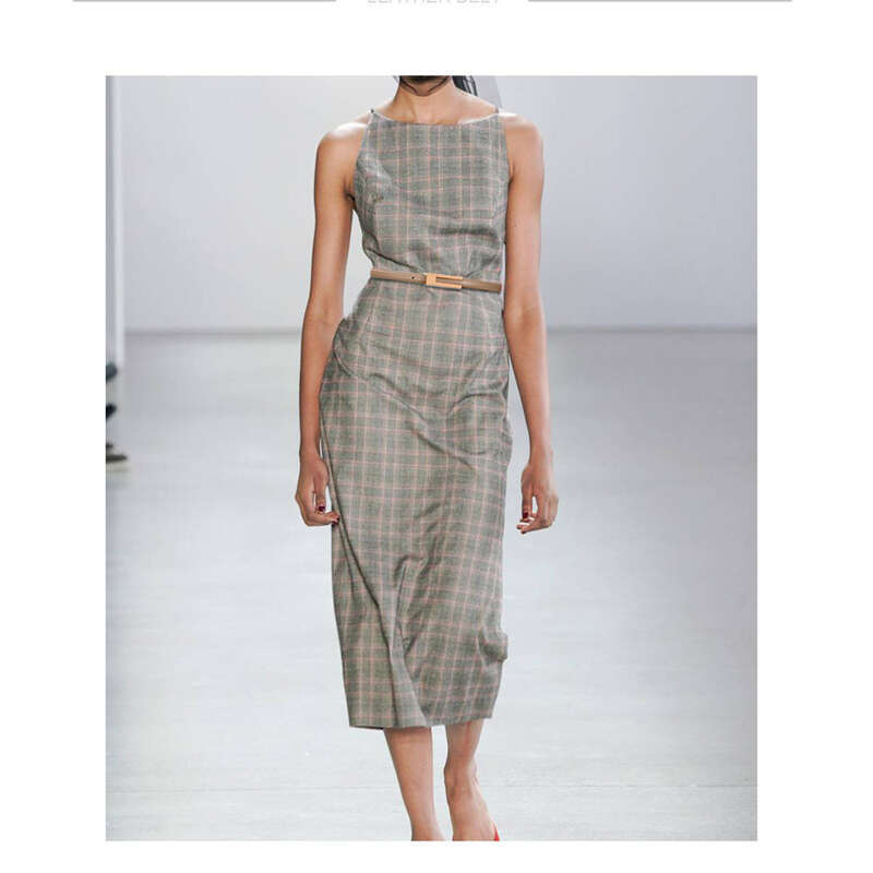 Korean Small Women's Black Simple Versatile Trouser Belt Decoration With Skirt, Suit, Jeans, Belt, And Thin Style_voghion.com