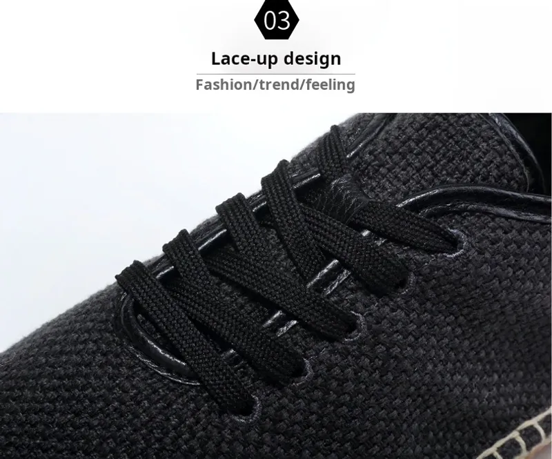 Shoes Summer Espadrilles Men Canvas New Breathable Fisherman Footwear Mens Slip on Loafers Large Size 47 Sneakers_voghion.com
