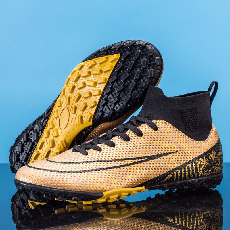 High-Top-verschleißfeste AG Langstapel-Fußballschuhe, TF gebrochene Nägel Kunstrasen Trainings- und Wettkampfschuhe für_voghion.com