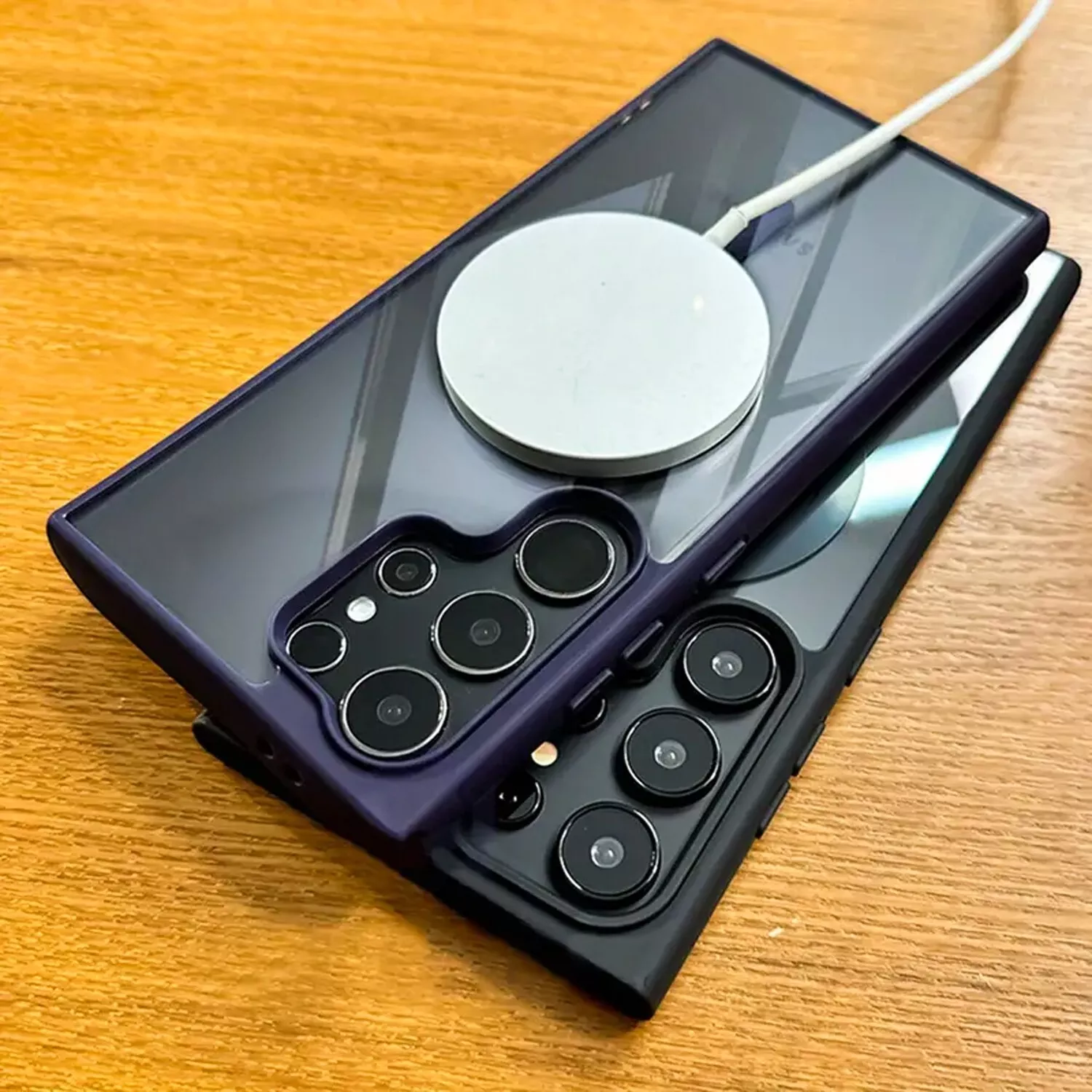 For Samsung Galaxy S25 Ultra S24 S23 S22 Fe Case Shockproof Mag.safe Cover Screen_voghion.com