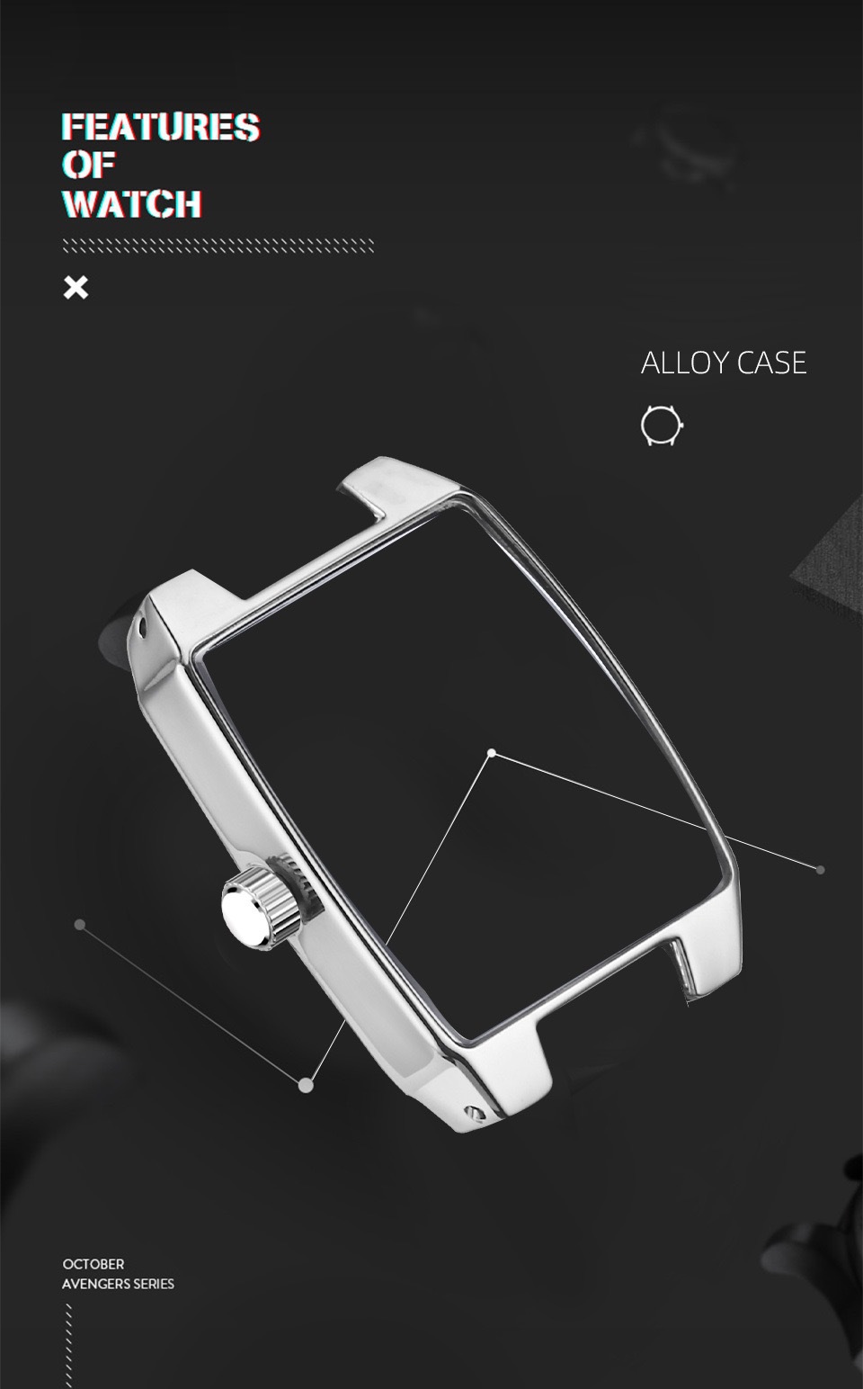 IBSO/Episino Nouvelle montre pour femme avec calendrier à bande carrée en acier de qualité supérieure_voghion.com