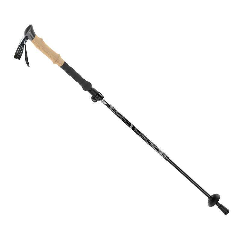 Professional Outdoor With 7075 Aluminum Alloy Telescopic Folding Handle, Anti Slip Walking Cane For Hiking_voghion.com