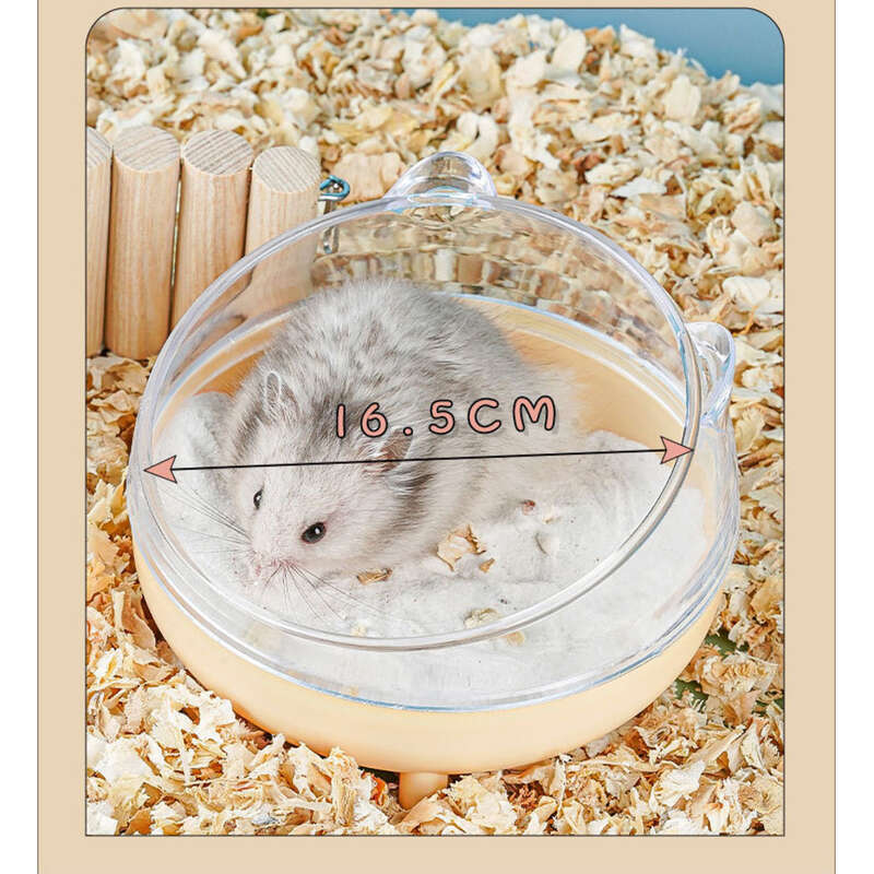 Hamster Tub, Bathtub, Sand Basin, Dual-use Toilet, Golden Bear Bath Urine Sand, Splash Proof_voghion.com