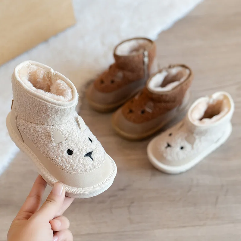 Infant Snow For hildren 2025 ute artoon Little Toddler Plush Thick Warm otton Shoes Kids Winter Boots Sizes_voghion.com