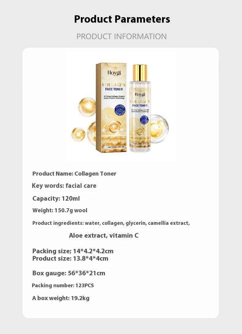 Seria Hoygi Collagen Care nawilża, ujędrnia skórę twarzy, oczyszcza, zmarszczek, chroni oczy i przeciwdziała starzeniu_voghion.com