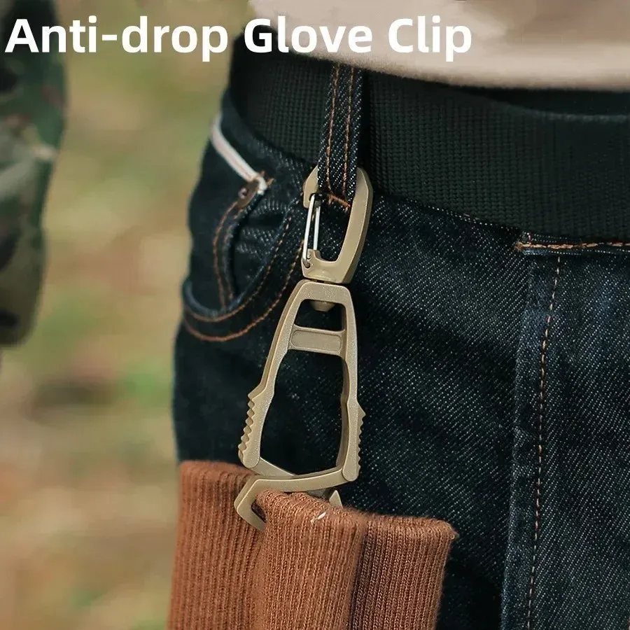 1 gancio per guanti da esterno multiuso, gancio anticaduta, clip in plastica, supporto per guanti da lavoro protettivi, morsetto di sicurezza per campeggio_voghion.com