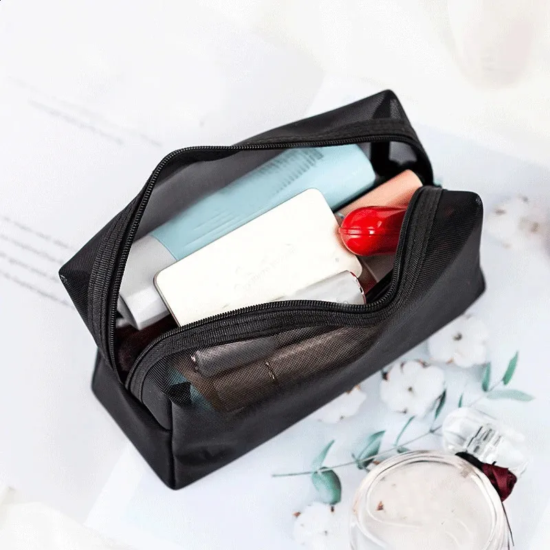 Mesh Transparent Make-Up Männer Frauen Kleine Große Reise Kosmetische Veranstalter Fall Necessaries Make-Up Waschen Kulturbeutel_voghion.com