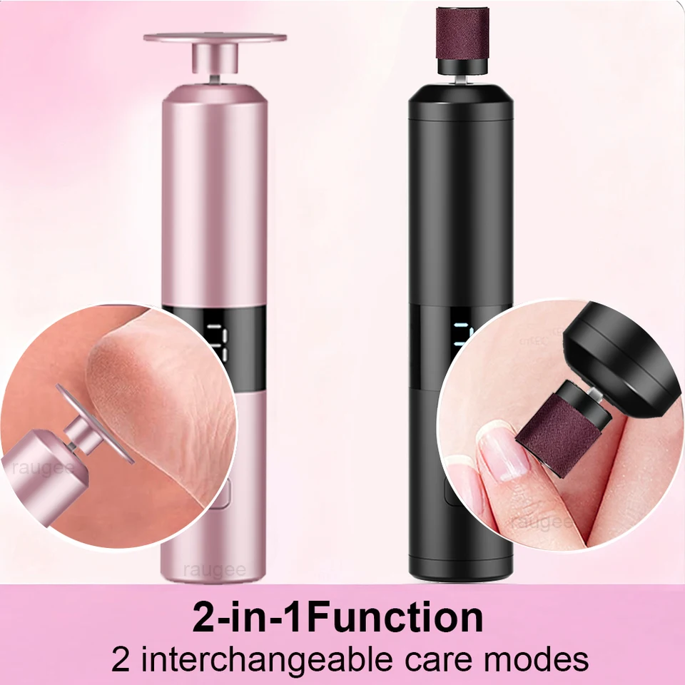 Râpe pieds électrique rechargeable sans fil pour callosités_voghion.com