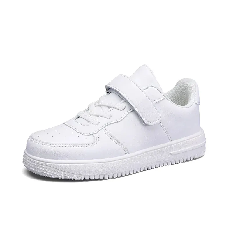 Black boys 6 to 12 years old 2024 new school leather childrens casual sports shoes 240627_desvips.com