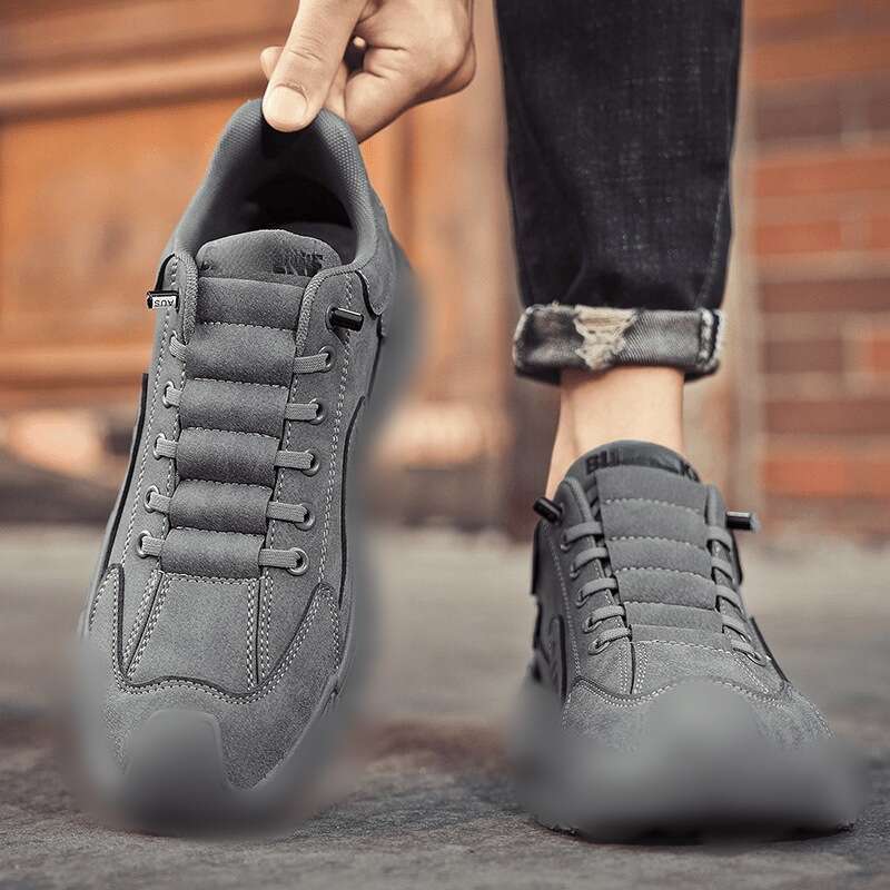 Labor New Spring Casual Work Plate Thick Bottom Non-slip Driving Men's Sports Shoes_voghion.com