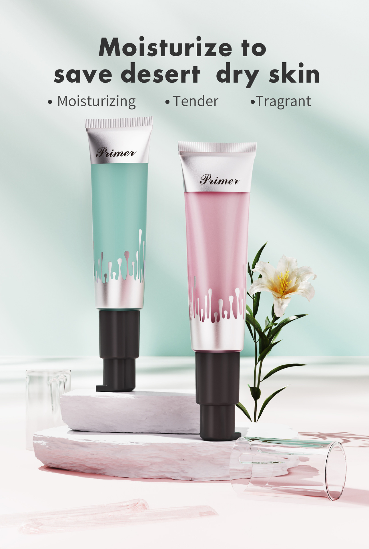 Hellokiss Gel concealer Hydraterende Invisible Pore Primer gel Pre Make-up Crème_voghion.com