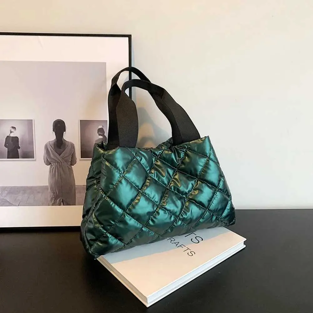 Moda Donna Hobo Trapuntato Spazio Imbottito Borsa A Tracolla Borsa Invernale Donna Cuscino Grande Capacità Tote Crossbody Ba241105_voghion.com