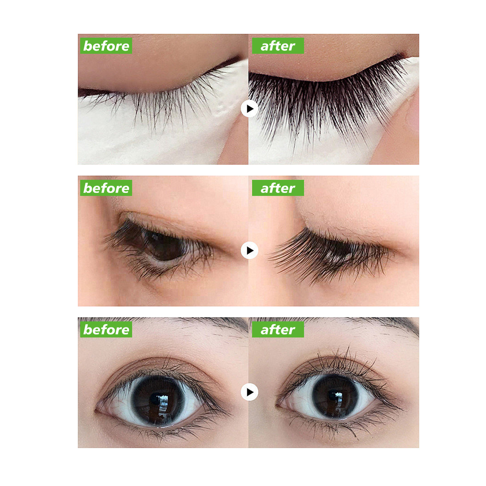 West&Month Castor Mascara Liquid Natural Slim Black Thick Moisturizing Curling and Traceless Essential Oil_voghion.com