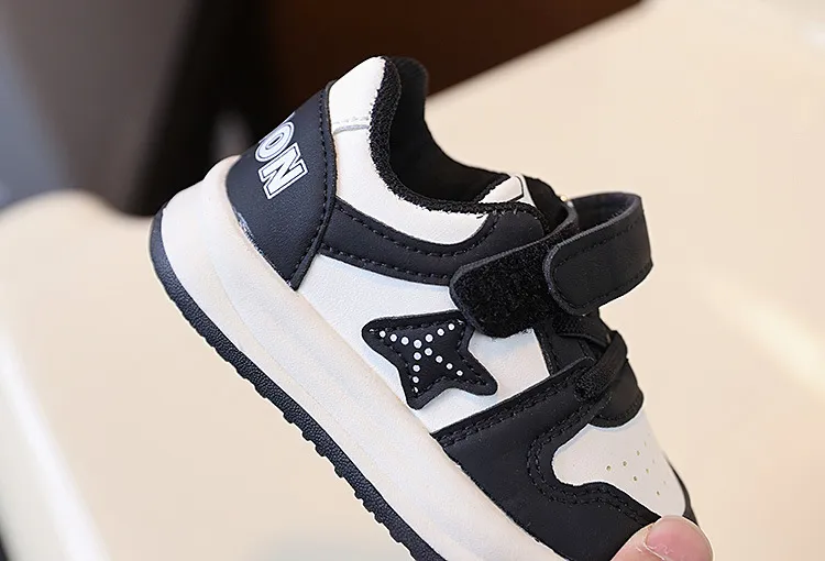 Toddler's Sneakers Fashion Design Baby Spring Autumn Kids Casual Sport Shoe Soft Non Slip Pu Leather Skateboard Shoes_desvips.com