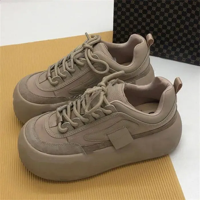 Chunky Platform Vulcanized Sneakers For Women Warm Winter Boots_voghion.com