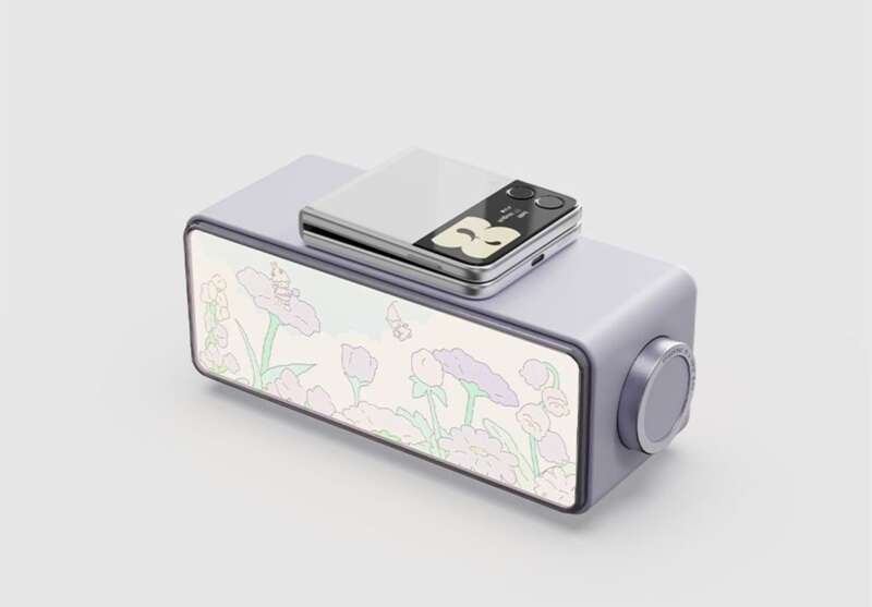 【 Colecția 1706 People 】 Boxă Bluetooth Shou Xing Hua Jing, lumină de atmosferă pentru dormitor, cu încărcare wireless, trei inci_voghion.com