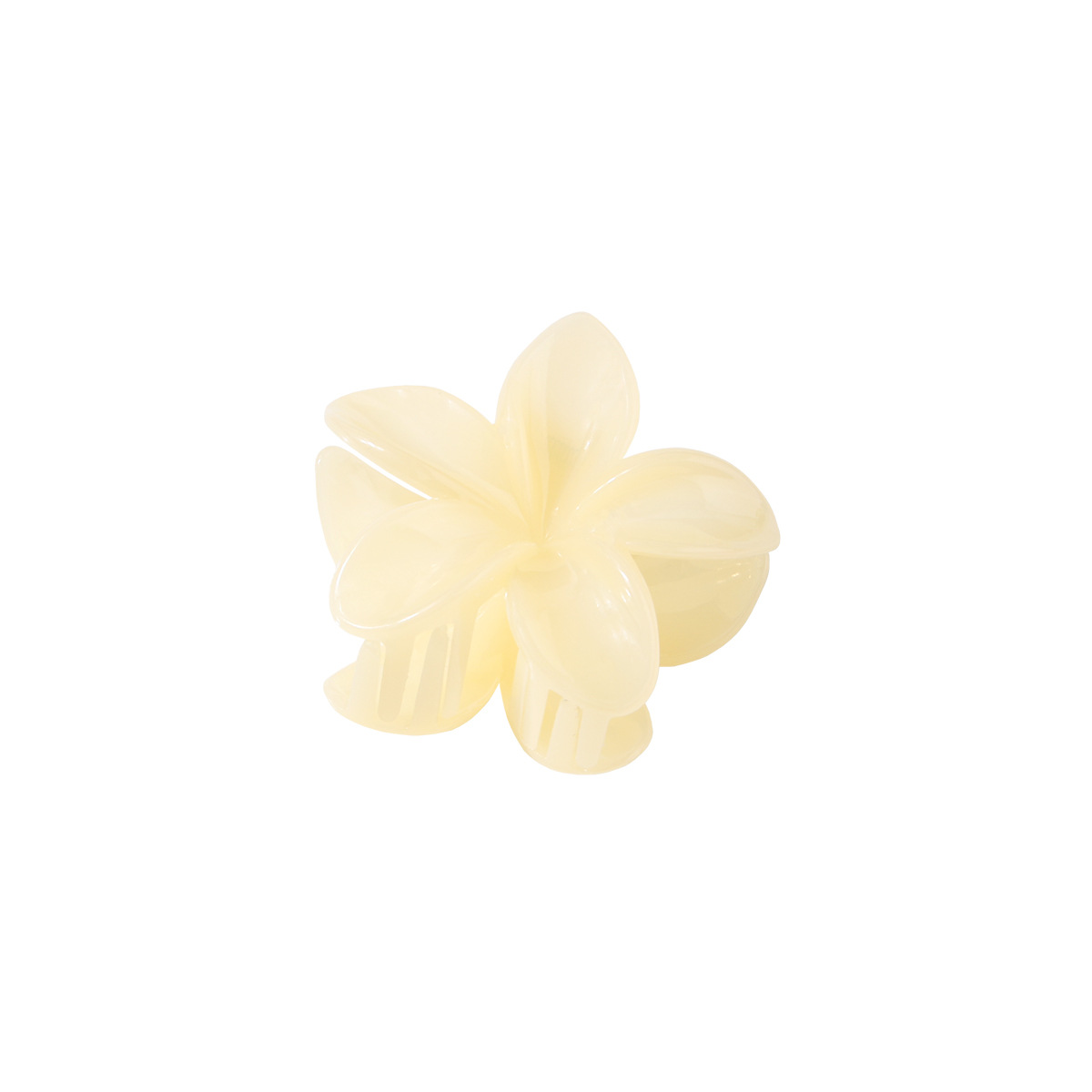 Women's Hair Accessories 8CM Flower Hairpin Frosted Large Plumeria Clip Back Of The Head Hair Shark Clip_voghion.com