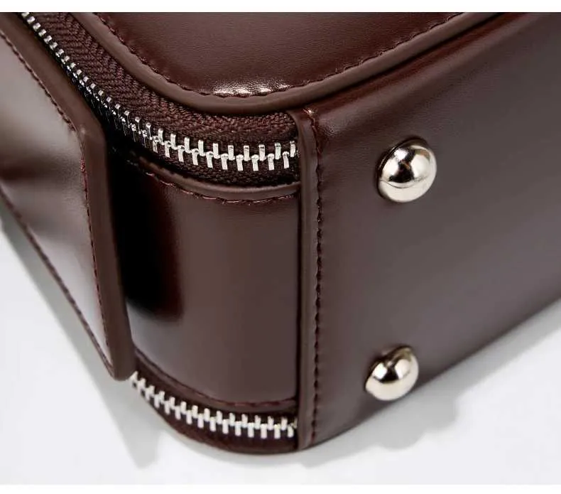 Burminsa Chic Véritable Cuir Petit Fourre-Tout Sacs À Main Pour Femmes Nouveau 2025 Designer Box Sacs À Main Dames Bandoulière Bandoulière_voghion.com
