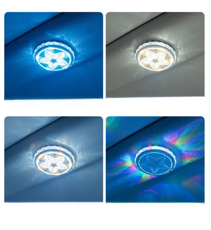 Decorazione LED colorata per camper, nessuna installazione, luce decorativa per atmosfera sul tetto dell'auto_voghion.com