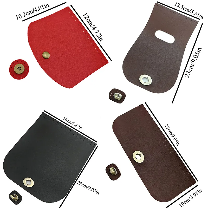 Mode Ersatz Schulterklappe Material Abdeckung PU Leder Handgefertigte Unterseite Handtasche DIY Tasche Teile Zubehör Für Frauen_voghion.com