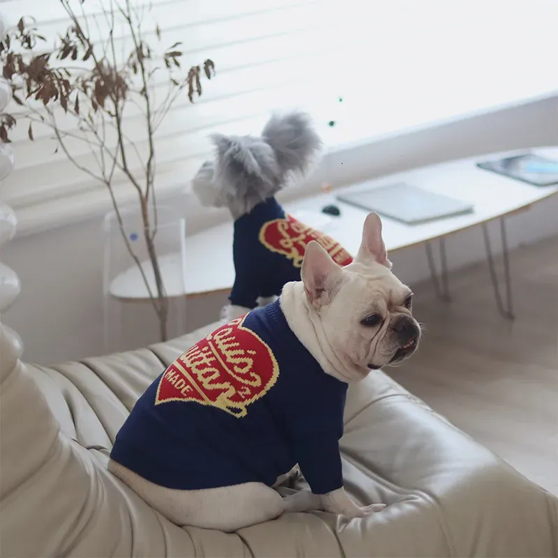 Hondenmode Herfst en Winter Warme Kleding Schnauzer Franse Bulldog Teddy Kleine Middelgrote Kat Truien Huisdier_voghion.com