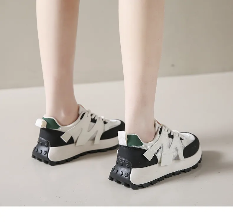 Baskets tendance pour femmes, chaussures de course à pied, style athleisure, mode, rouge, livraison gratuite_voghion.com