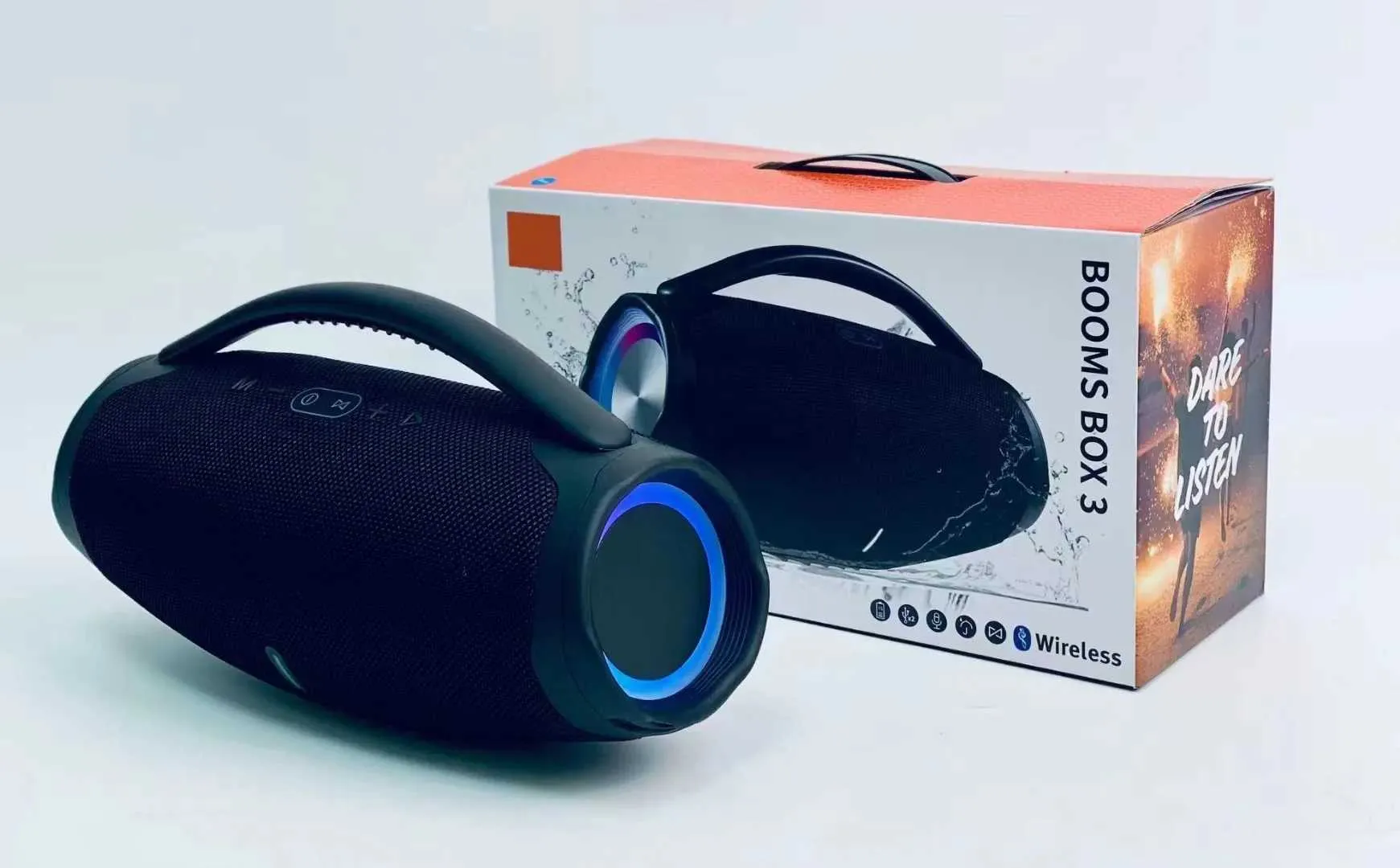Portable Speakers High Power Speaker Boombox 3 Caixa De Som Bluetooth Loud Subwoofer Sound Box Powerful Bass Home_voghion.com