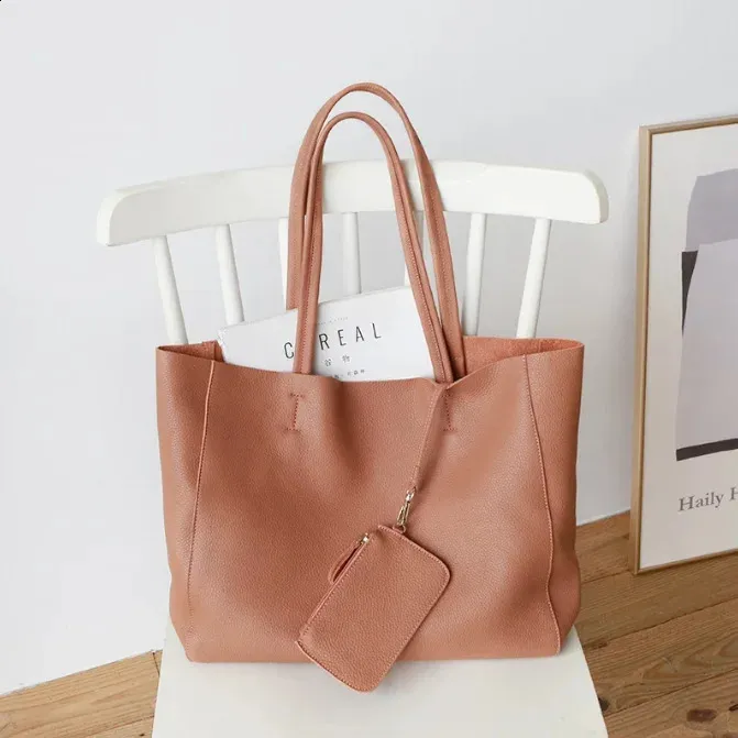 Borsa a tracolla in pelle scamosciata retrò autunno inverno 2024 da donna, di alta qualità, grande capacità, in pelle scamosciata, ascella_voghion.com