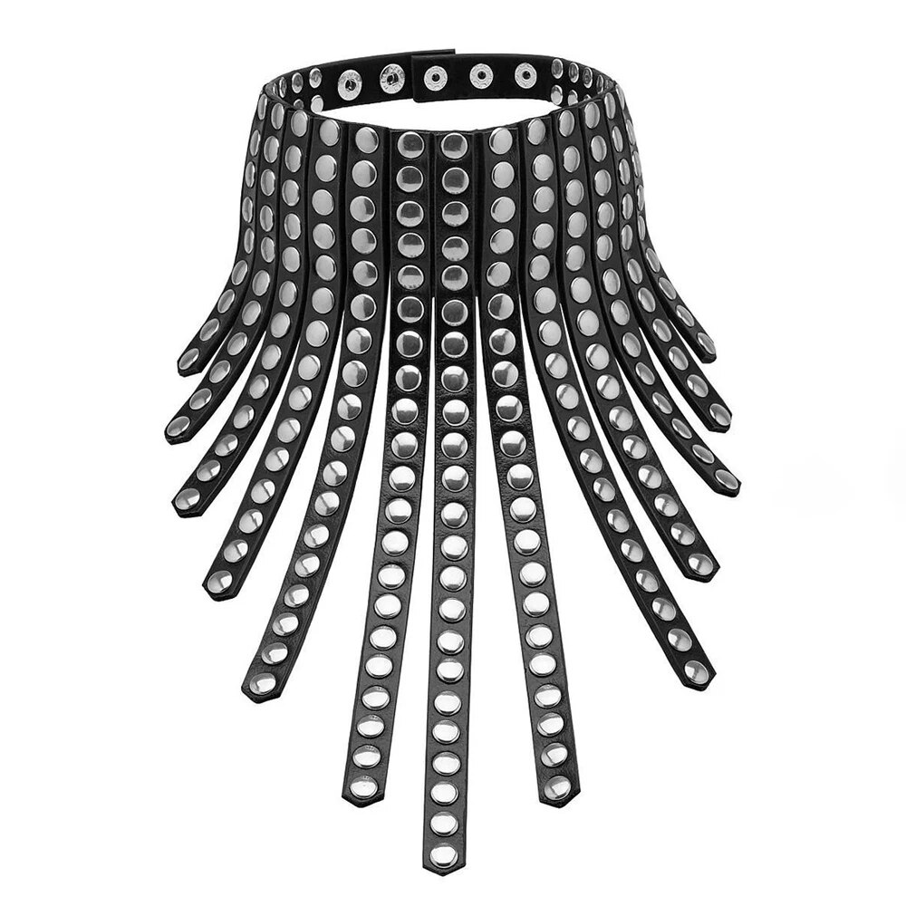 Sexet O-ring Choker Sort Justerbar Læder Punk Metal Kvinder Choker Kitty Halsbånd Underdanig Halskæder Fetish Slave Valentine's Bondage Gear_voghion.com