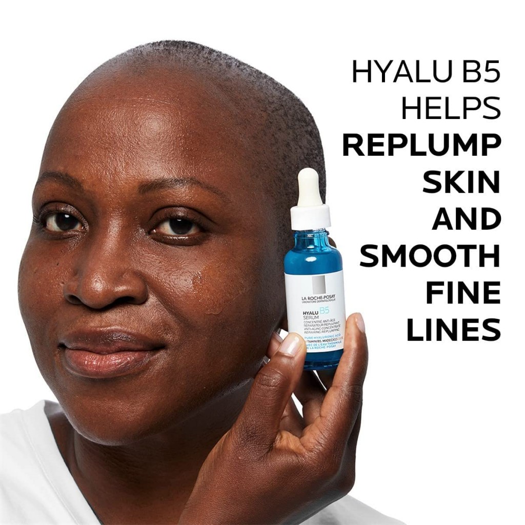 La Roche-Posay Hyalu B5 Pure Hyaluronic Acid szérum ránctalanító, öregedésgátló és finom vonalak elleni arc esszencia érzékeny bőrön is biztonságos_voghion.com