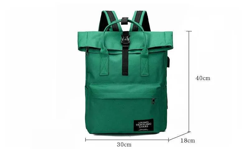 Modny plecak na laptopa USB dla kobiet i mężczyzn, torby na ramię, szkolna torba, plecaki Mochila dla nastolatek, podróż_voghion.com