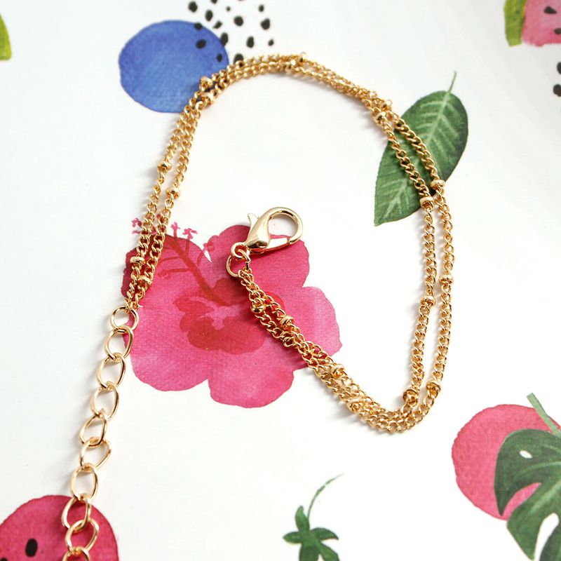 boutique Double-layer Bead Chain Bracelet Ladies Spring New Simple Cheap Hand Jewelry_voghion.com
