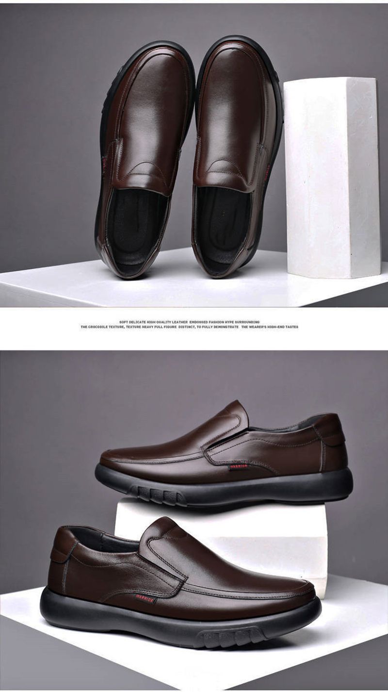 Zapatillas de deporte con cordones para hombre, informales, de cuero, para exteriores, de moda, primavera 2024_voghion.com