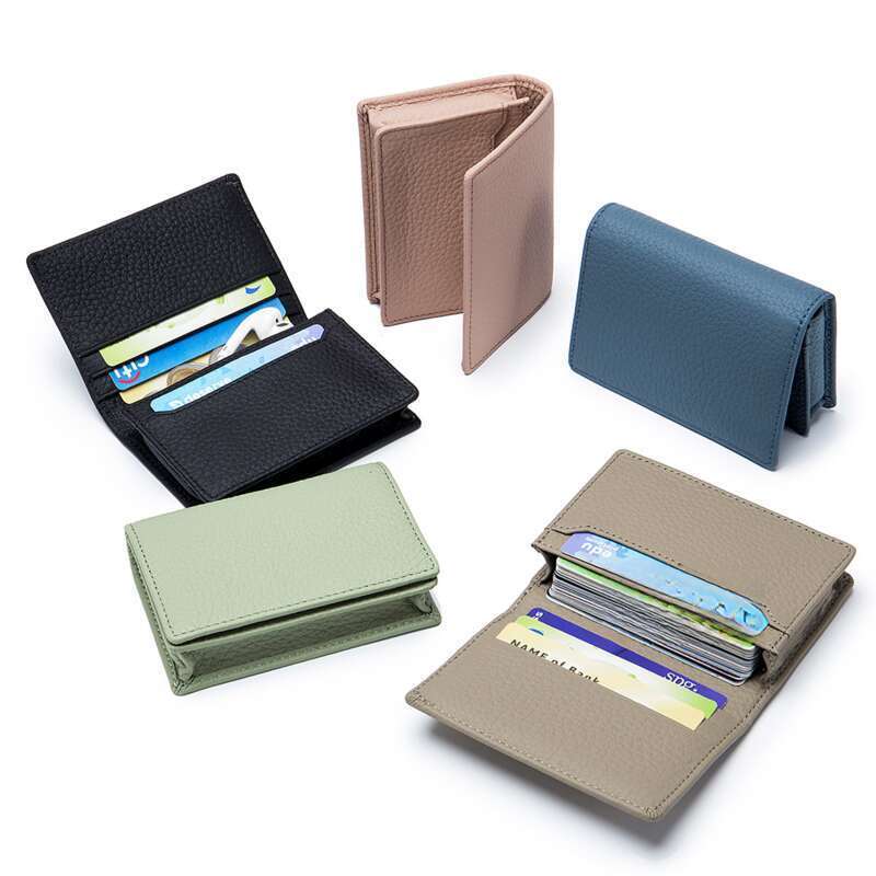 multifunctional Leisure Top Layer Cowhide Briefcase, Business Card Holder, Men And Women Creative Storage Wallet_voghion.com