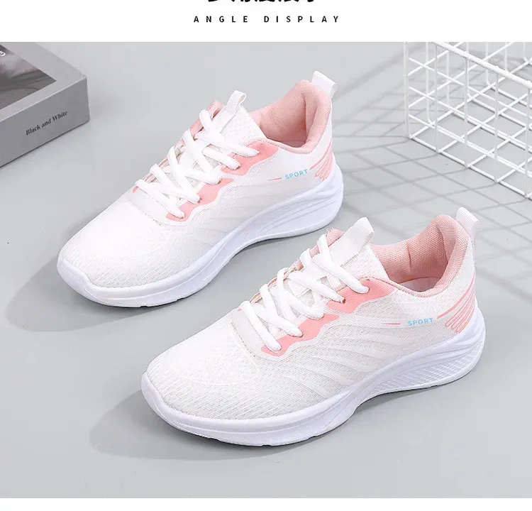 Chaussures de sport d'extérieur légères et polyvalentes, respirantes et confortables, en maille, décontractées et souples_voghion.com