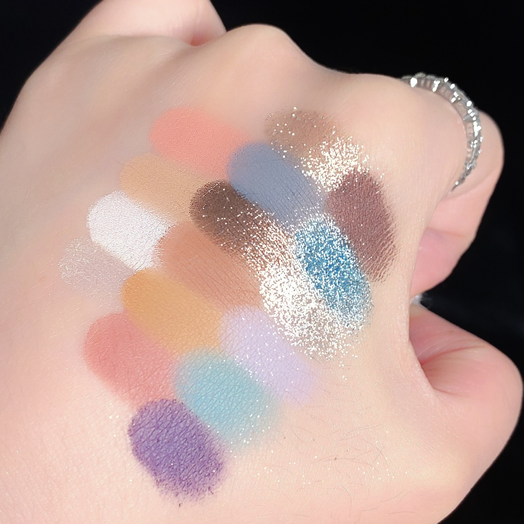 16 Colour Eyeshadow Palette Matte Pearl Glitter Waterproof Makeup_voghion.com