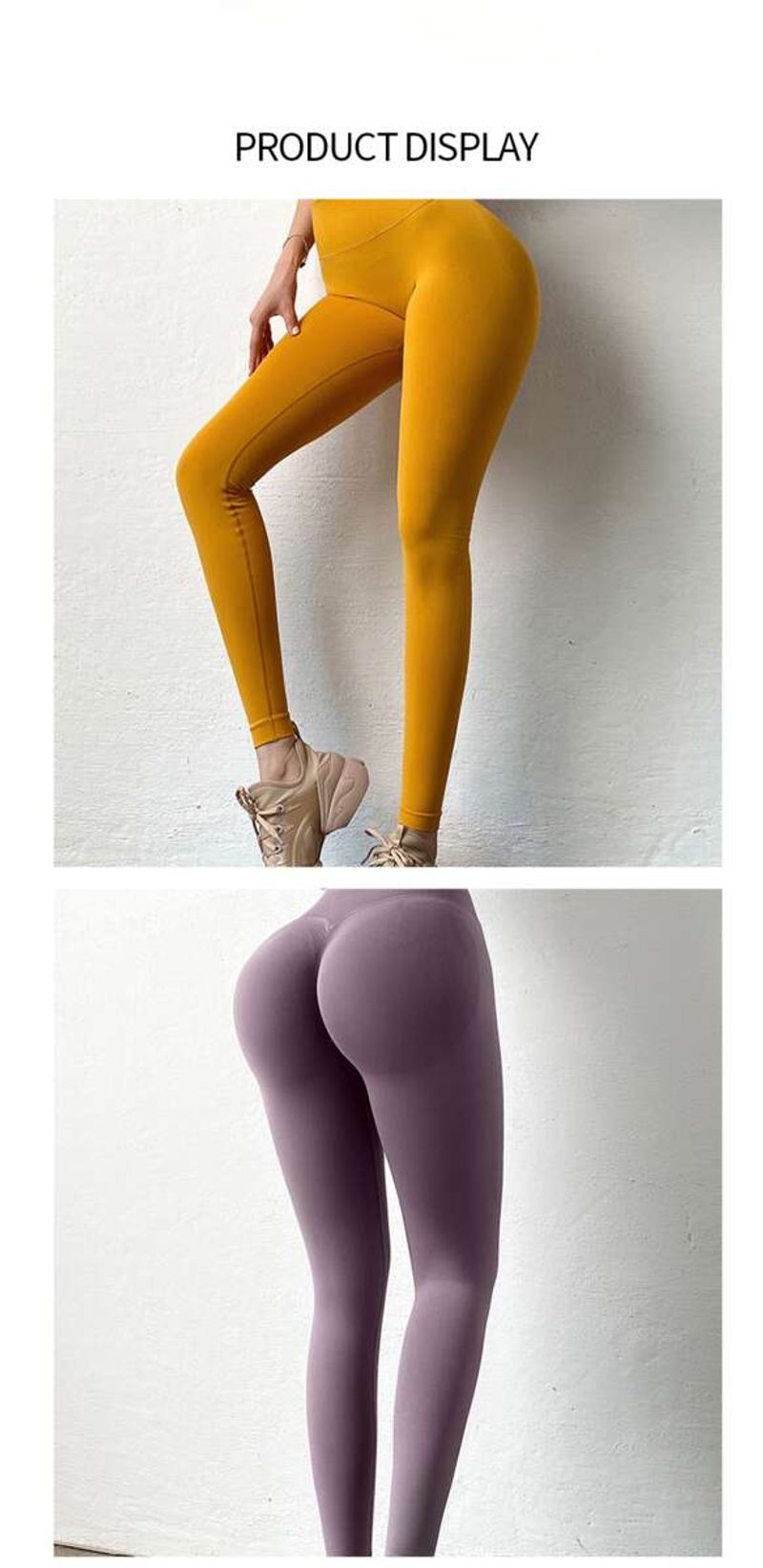 Neu Nude Pfirsich Hohe Taille Yoga Nahtlose Hüfte Hebe Strumpfhosen Sport Outdoor Fiess Hosen Für_voghion.com