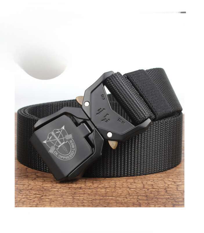 Ceinture tactique en nylon tressé pour homme, accessoire de sécurité pour étudiant, audiophile, militaire, entraînement, Cobra, travail, toile_voghion.com