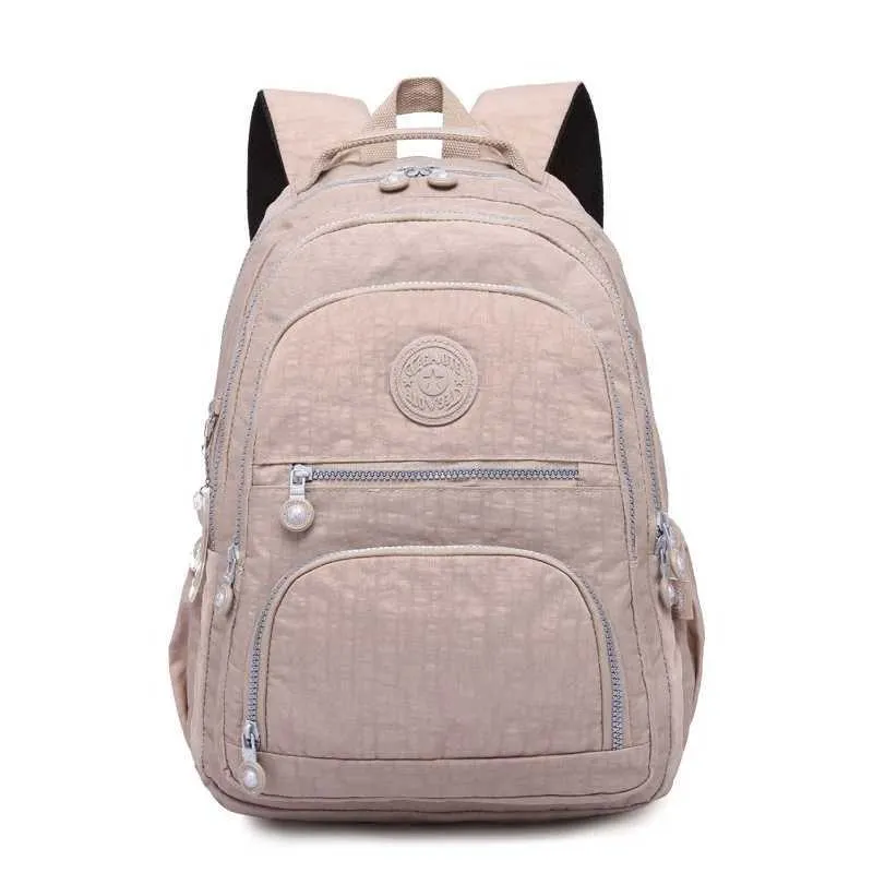 Mode skolryggsäck Student för tonårsflicka Pojke 2023 Reseryggsäckar Väska Dam Nylon Vattentät Laptopväska_voghion.com
