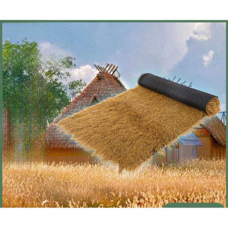 Nurmikko Homestay maalaistalo Katon koristelu Outdoor Pavilions Keinotekoinen simuloitu ruoho_voghion.com