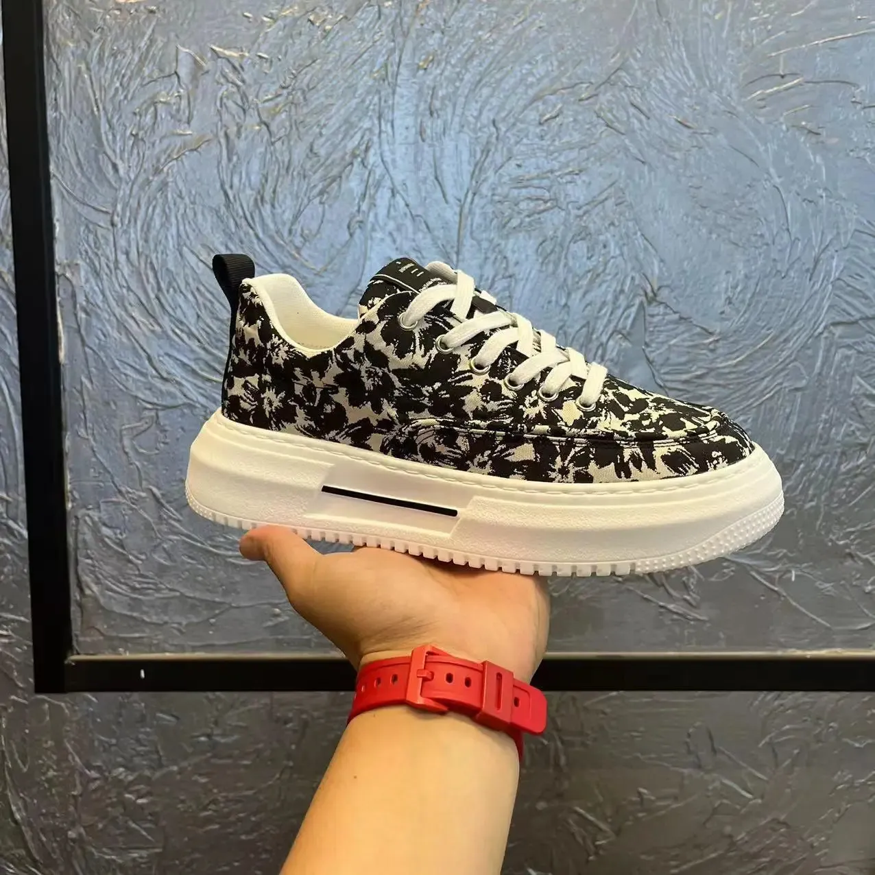 Leisure Mens with Spring/autumn Fabric Surface Breathable Versatile Flat Bottomed Non Slip Board Shoes Sports Mans Shoe_voghion.com