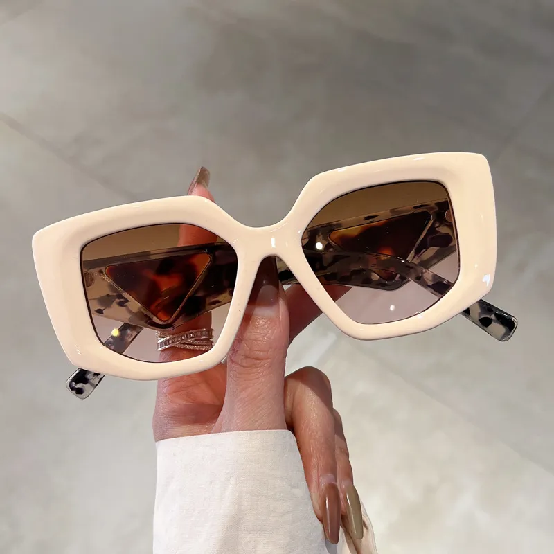 Designer Men's Oversized Sunglasses Irregular Square Gradient_voghion.com