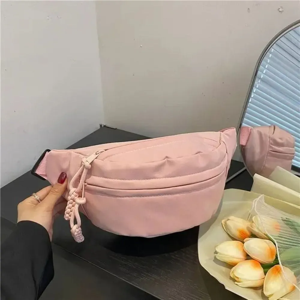 Neu Half Moon frauen Brust Oxford Tuch Wasserdichte Taille Taschen Multifunktionale Große Kapazität_voghion.com