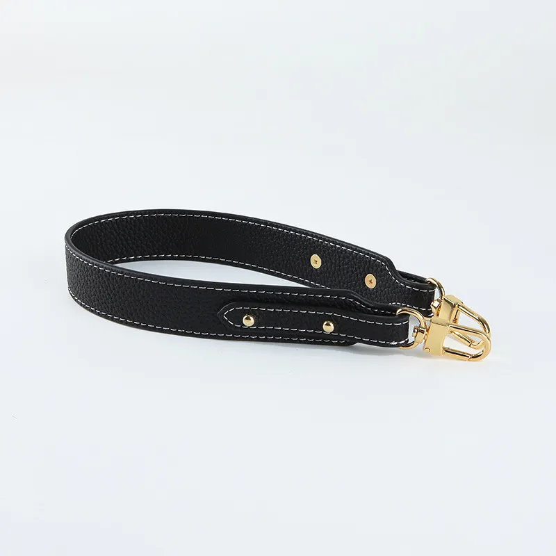 Neue 53 cm Echtlederband Lychee-Muster Griffe DIY Ersatz Geldbeutelgriff für Handtaschen Gürtel Taschenzubehör_voghion.com