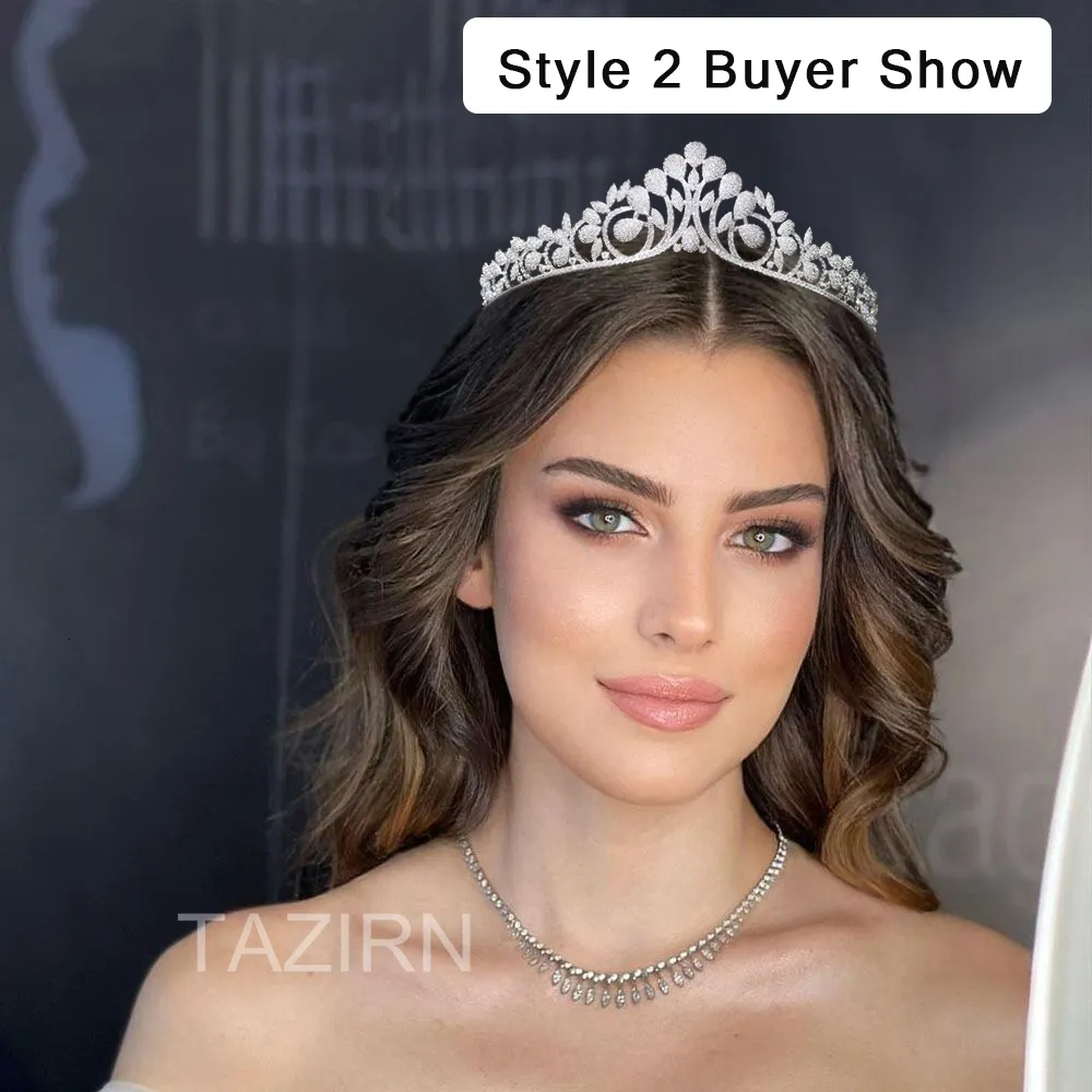 Corona da sposa diadema in zircone per matrimonio e cerimonia_voghion.com
