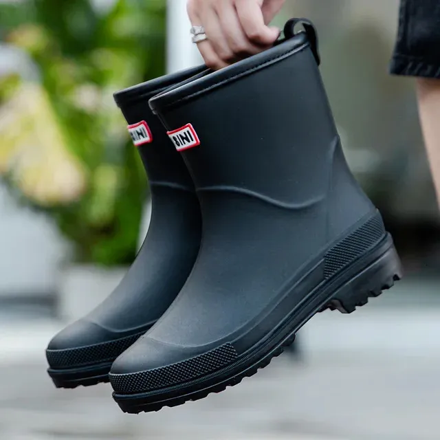 Waterafstotende Water Rubberen Laarzen Vrouw Vrouwelijk Comfort Werk Tuin Galoshes Regenschoenen Sapato Chuva 240606 p_voghion.com