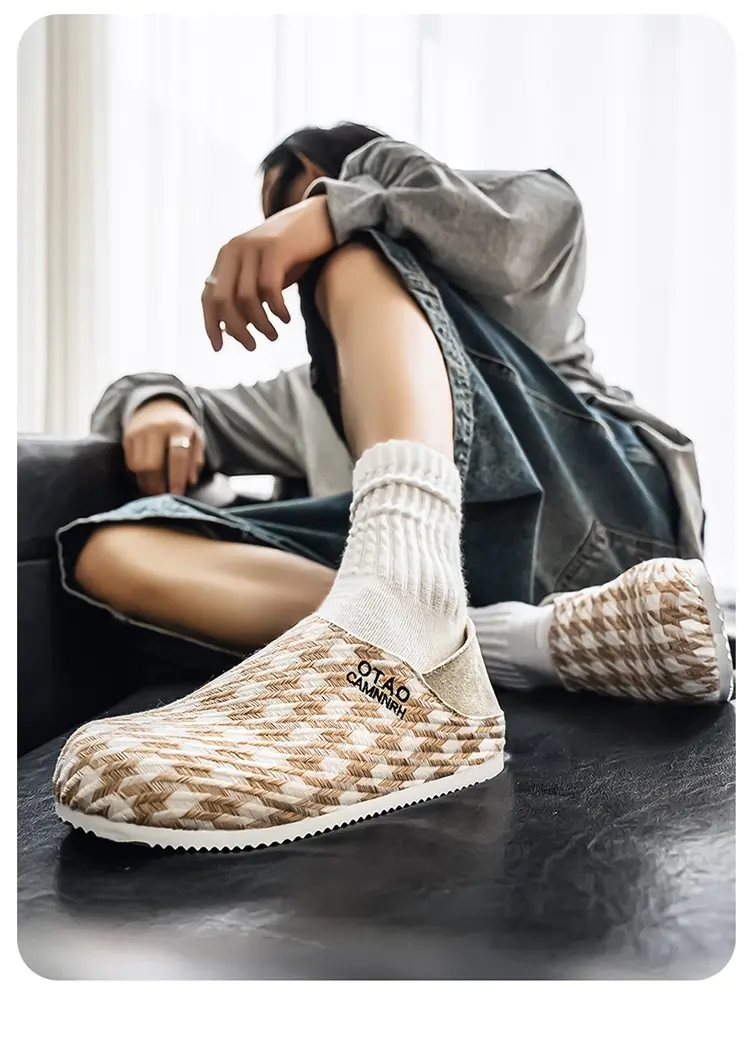 Mules décontractées pour homme chaussures confortables tendances_voghion.com
